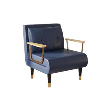 Imagem de Sofá-cama - sofá-cama conversível, sofá-cama para uma só pessoa, sofá chaise lounge conversível, poltrona dobrável com encosto ajustável em 6 posições, adequado para sala de