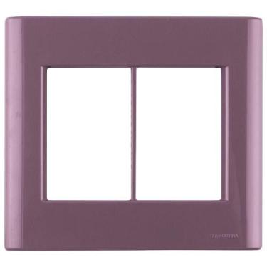 Imagem de Placa 6 Postos 4x4 Tramontina Giz Púrpura Tramontina