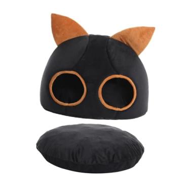 Imagem de Bothyi Cama de gato para gatos internos, auto -aquecimento, caverna de barraca de gato, suprimentos para animais de estimação, capa de gato de cachorro,