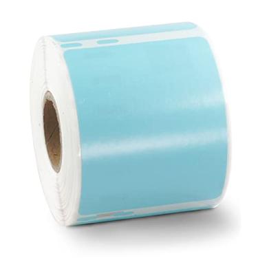 Imagem de BETCKEY Etiquetas coloridas compatíveis com Dymo 30324 (2-1/8" x 2-3/4") etiquetas multiuso, compatível com impressoras Dymo LabelWriter Thermal 450, 4XL e Zebra [1 rolo, azul claro]