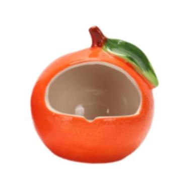 Imagem de Bothyi Hamster House, Pequenim Animal Hideout Nest Hamster Cage Acessórios, Hamster de caver, Laranja