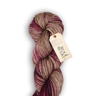 Imagem de Woolweave Fio penteado – 100% fio de lã merino extrafina para tricô e crochê – tingido à mão, ultramacio e quente – novelo de 100 g, 180 metros – lavável na máquina