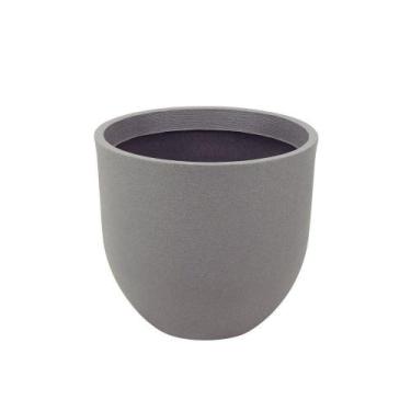 Imagem de Vaso Tramontina Laos Polietileno Granito Pedra 54cm Tramontina