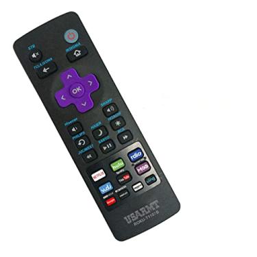 Imagem de Controle remoto universal adequado para todas as marcas Roku TV [Hisense/TCL/Sharp/Insignia/ONN/Sanyo/LG/Hitachi/Element] com 10 teclas de atalho [não para Roku Stick]