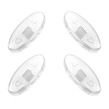 Imagem de Tintart 2 pares de protetores de nariz de substituição para óculos de sol Oakley Pewter OX3098