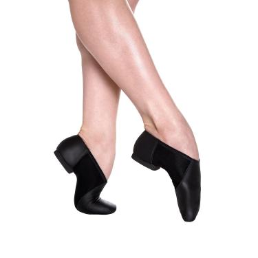 Imagem de Botinha Jazz em Couro c/Stretch Só Dança F56, Preto, C, 36