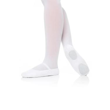 Imagem de Sapatilha Ballet Meia-Ponta Estudante Só Dança, em Lona, F23, Branco, 45