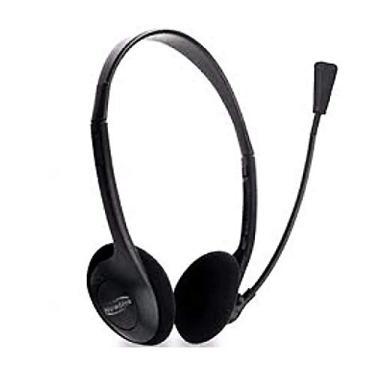 Imagem de Fone de Ouvido com Microfone Newlink HIGH TONE HS302 Call Center - Preto