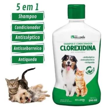Imagem de Shampoo e Condicionador Antisseborreico com Clorexidina 5 em 1 500ml D