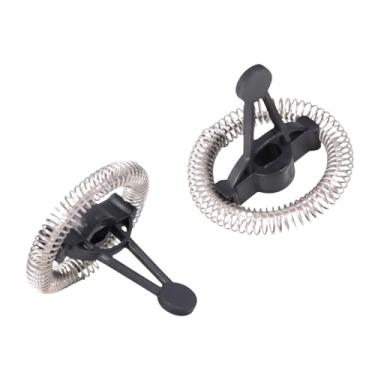 Imagem de WeiLaiKeQi Frother peças de reposição Bata uma ferramenta de liquidificador fácil de limpar o gadget de cozinha de mistura de cafeteira de cafeteira, 2 Partes