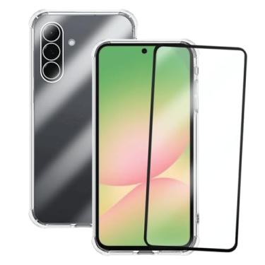 Imagem de Kit Capinha Capa Antiqueda Compatível com Samsung Galaxy A56 5G + Película de Vidro 3D