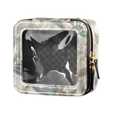 Imagem de Fitrendlovey Organizador de maquiagem portátil com grande claraboia bolsa de cosméticos espaçosa para amantes de viagens, T17, one size