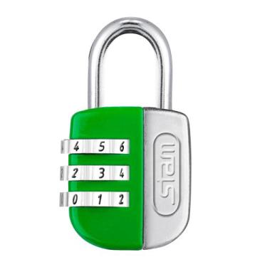Imagem de Cadeado Stam c/ Segredo Senha 25m p/ Mala Bolsa Armário - Stam Color L