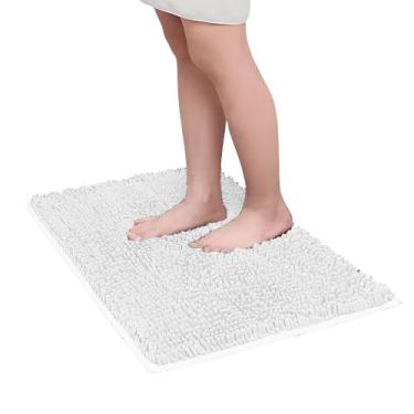 Imagem de Tapete De Banheiro Bolinha Microfibra Antiderrapante 100 Poliéster 58x
