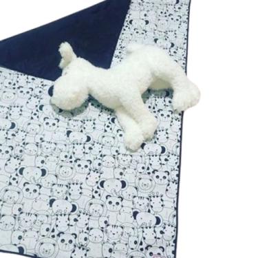 Imagem de Tapete Sanitário Higiênico Pet Lavável AURORINHA SUSTENTÁVEL Moletom 80cmx60cm