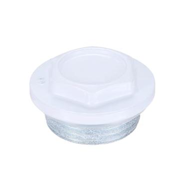 Imagem de PATIKIL Plugues de ventilação de ar do radiador manual para rosca esquerda macho BSP de 2,5 cm, plugues de ferro fundido para aquecedor de radiador, branco