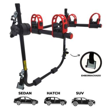 Imagem de 17 - Suporte para bike Transbike 2 bicicletas Sedan Hatch MTB Speed - 