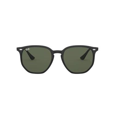Imagem de Óculos de sol Ray-Ban RB4306 Hexagonal, Preto/Verde Escuro, 54 mm