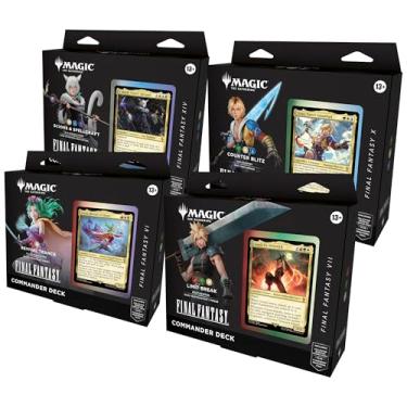 Imagem de Magic: The Gathering - Pacote Final Fantasy Commander Deck - Inclui todos os 4 baralhos