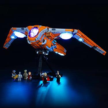 Imagem de BRIKSMAX Kit de iluminação LED para Navio dos Guardiões da Marvel, compatível com Lego 76193, modelo de blocos de construção - não inclui o conjunto Lego