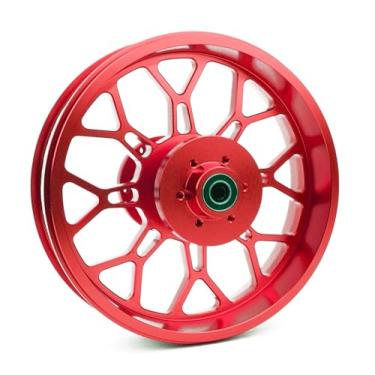 Imagem de BeaxTurbo Racing Upgrade Parts CNC Aluminum Rear Wheel hub-Blue Rocket Design for LOSI Promoto mx 1/4 (red)