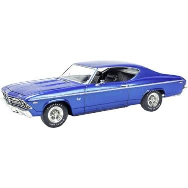 Imagem de Revell 85-4492 1969 Chevelle SS 396 Model Car Kit 1:25 Scale 125-Piece Skill Level 5 Plastic Model Building Kit Blue
