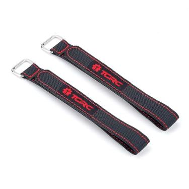 Imagem de TCRC 2PCS 20x300MM Kevlar Stitched RC Battery Straps Reusable Cable Straps Adjustable Cinch Straps for RC Drones, FPV Racer, RC Helicopters, Planes, Cars