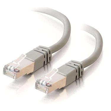 Imagem de C2G Cabo 27245 Cat5e – Cabo de rede Ethernet blindado Snagless, cinza (1,52 metros)