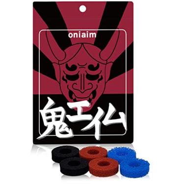 Imagem de 鬼エイム Oniaim Precision Rings Red Demon AIM Assist Motion Control Accessories for PS5, PS4, Xbox series, PC Gamepads, Switch Pro Controller & Scuf Controller (6rings)