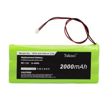 Imagem de Substituição de bateria 7,2V 2000mAh 6PH-AA1500-H-C28 compatível com D'SC Power 9047 D'SC9047 Painel de controle sem fio SCW9045 SCW9047 Série Powerseries Sistema de alarme série de alarme