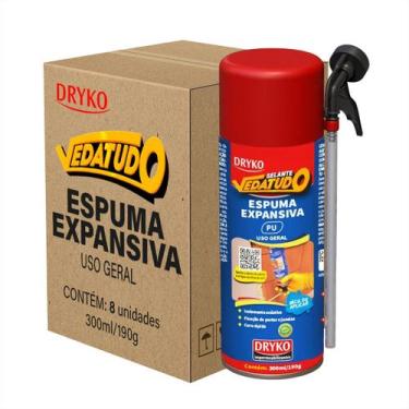 Imagem de Kits Espuma Expansiva Selante Dryko Vedatudo 300/500ml - Drykoprimer, 