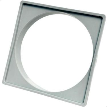 Imagem de Porta Grelha Abs 10x10 Suporte Para Ralo Quadrado Porta Ralo De Plásti
