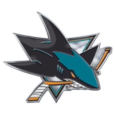 Imagem de FANMATS Emblema automático colorido San Jose Sharks da NHL