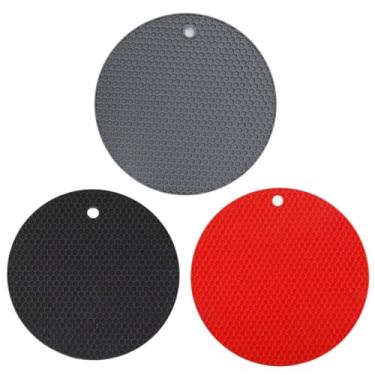 Imagem de Kit 3 Descanso Para Panela De Silicone Redondo