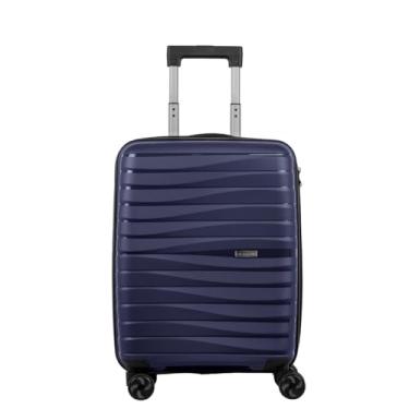 Imagem de Mala De Viagem E De Bordo Com Rodas 360° Pp Sestini Azul Marinho