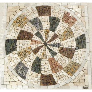 Imagem de Rosone Mosaico Contemporâneo Colore Mossi I