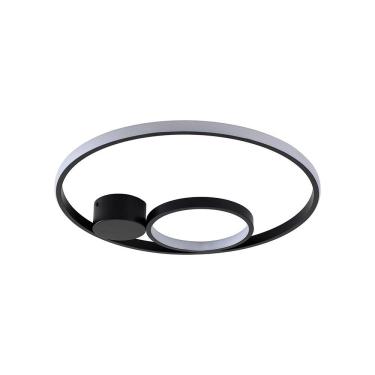 Imagem de Plafon Skylight Ilusion 4033 Led Bivolt Preto-branco