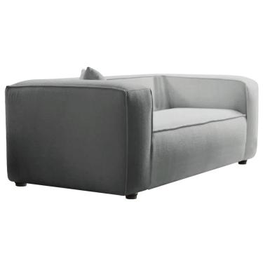 Imagem de Poltrona Decorativa Cecília Bouclé Adj Decor Cinza