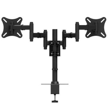Imagem de Suporte fixo de mesa para 2 monitores ou tv de 10 a 24 polegada -supor