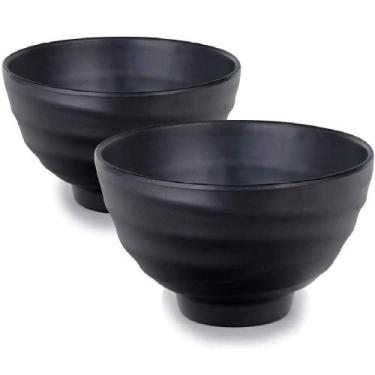 Imagem de 2 Tigelas Japonesa Bowl Oriental Melamina 300ml Bowl Fosco - Fratelli