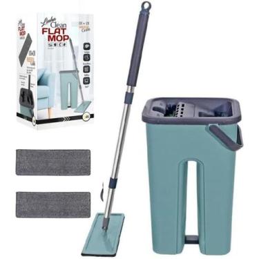 Imagem de Mop Flat Com Reservatorio de Àgua Multiuso Para Limpeza Com 2 Refil La