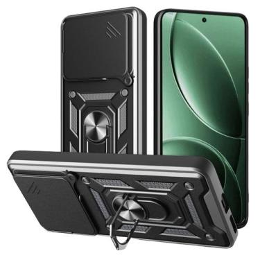 Imagem de Capa Capinha Armadura Para Xiaomi Poco F7 Pro 5G - Indefinido, Preto