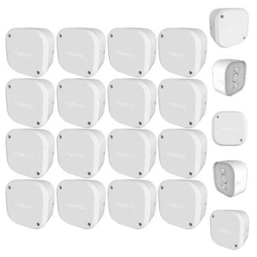 Imagem de Kit 16 Caixas de Passagem Intelbras VBOX 1100 Branca  Instalação Inter