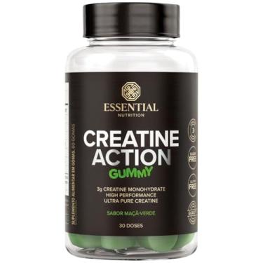 Imagem de Creatine Action Gummy Essential Nutrition 60 Gomas Maçã Verde