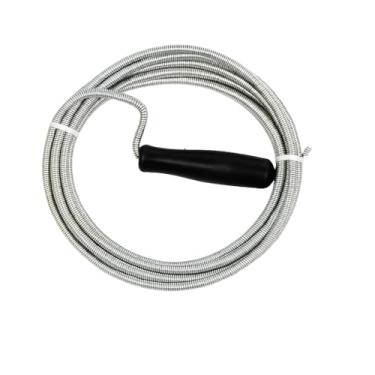Imagem de Cabo Desentupidor Manual 1,5 Metros Limpador De Pia Ralo Cano Cozinha Banheiro Aste Flexível Em Aço Para Remoção de Resíduo