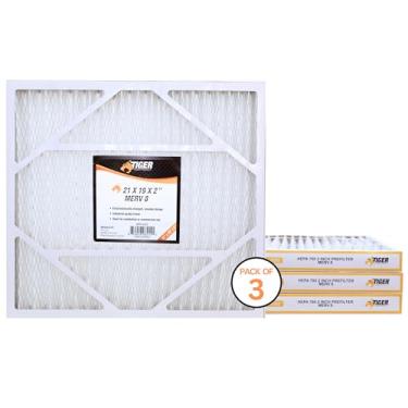 Imagem de Filtros MERV 8 plissados compatíveis/de substituição para HVAC e pré-filtros para Dri-Eaz HEPA 700 e purificadores de ar semelhantes, 53 x 48 x 5 cm, pacote com 3