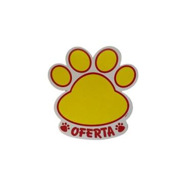 Imagem de Cartaz de Oferta Pet Shop 14x14,5cm Papel Duplex 100 unidades - Casa D