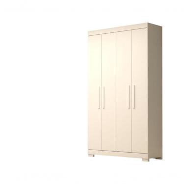 Imagem de Guarda-roupa Infantil Canadá 4 Portas E 2 Gavetas 100% Mdf Linhamobília Branco