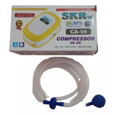 Imagem de Compressor Economico+1 M Mangueira+pedra Porosa+valvula - Skrw, 110V