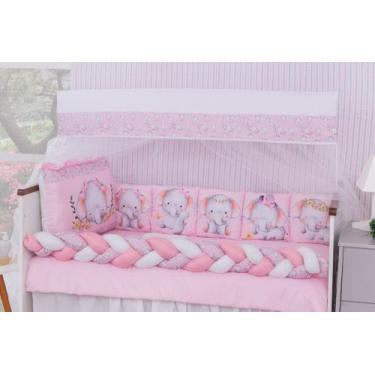 Imagem de Kit Berço Completo 13 Peças Estampas Modernas Bebê - Laika Enxovais, E